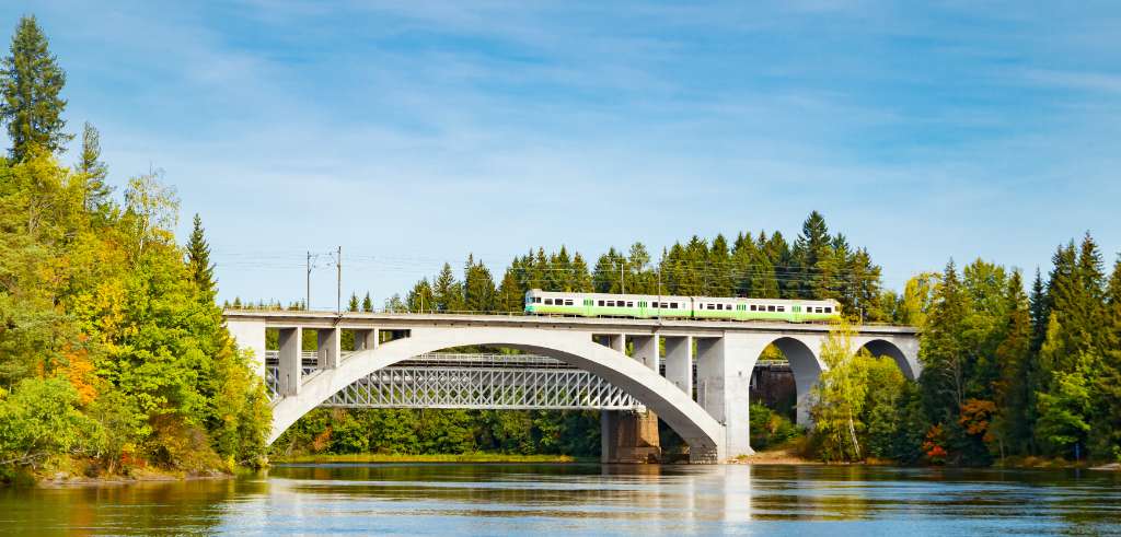 Train in Finland