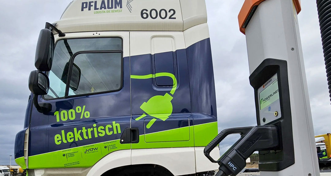 PFLAUM Logistics Installs 600 kW Kempower Charging Hub for Zero-Emission Fleet