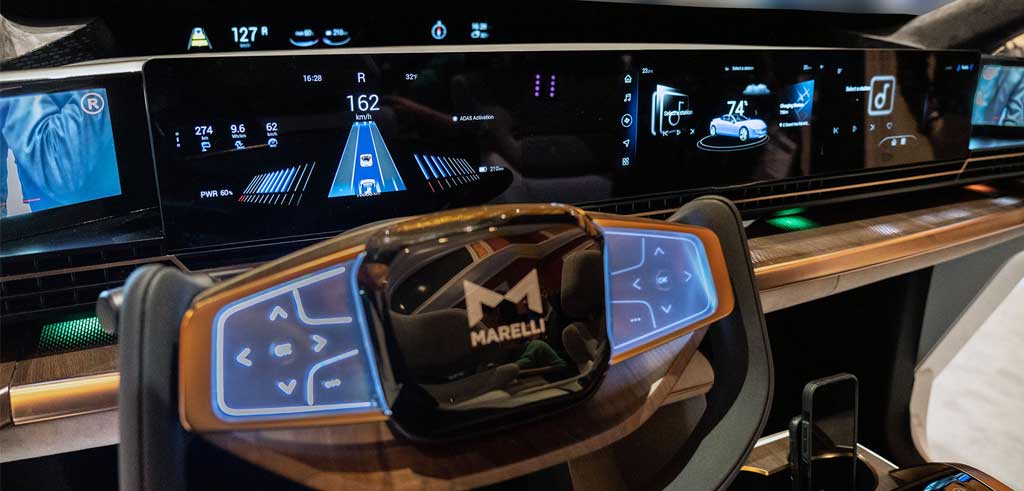 Rightware’s Kanzi One is used in Marelli MInD-Xp Cockpit DCU platform at CES 2023