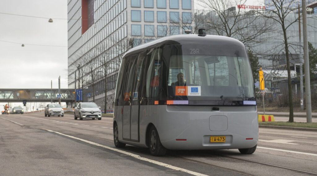 Sensible 4 launches a fleet of self-driving vehicles in busy area of Helsinki