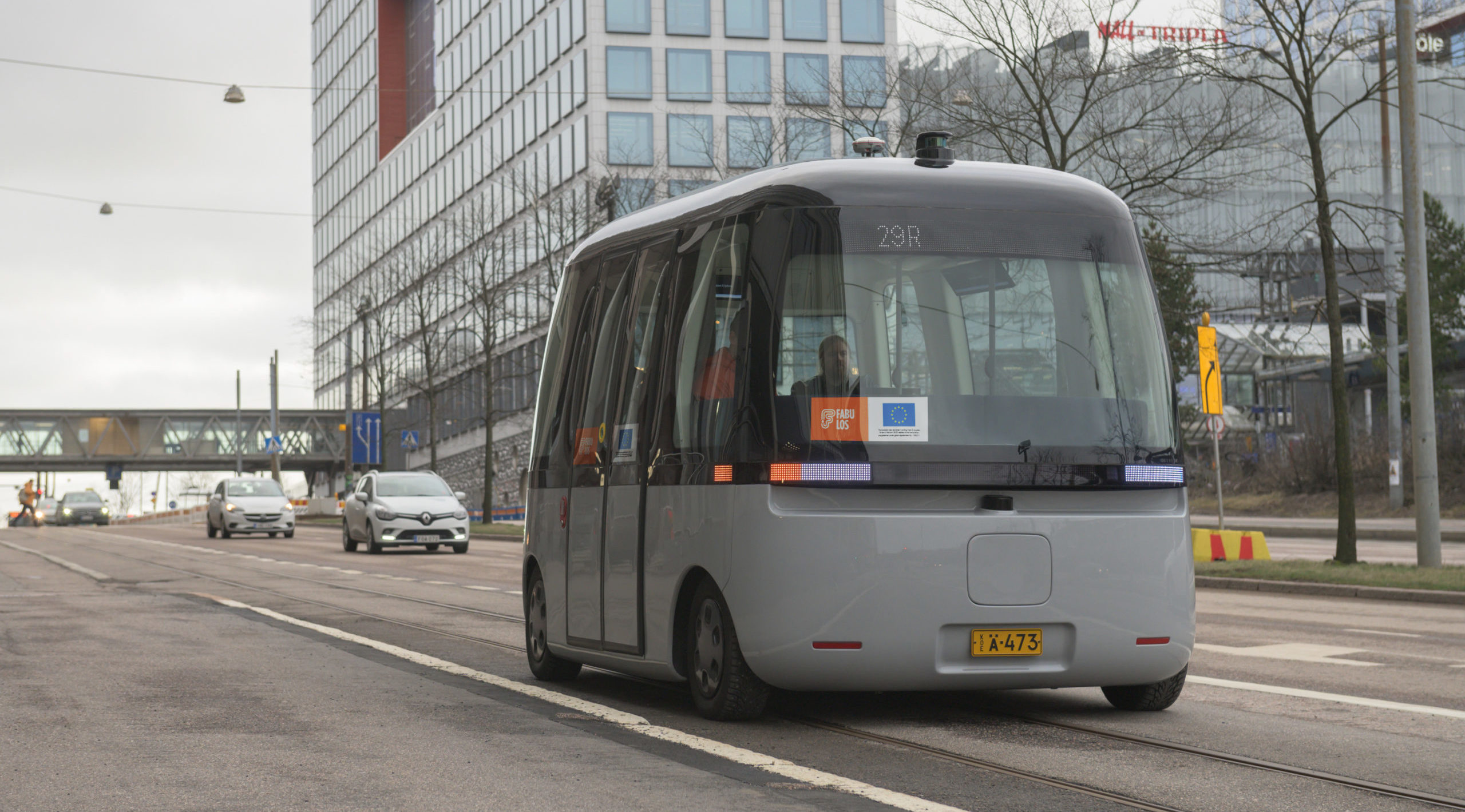 Sensible 4 launches a fleet of self-driving vehicles in busy area of Helsinki